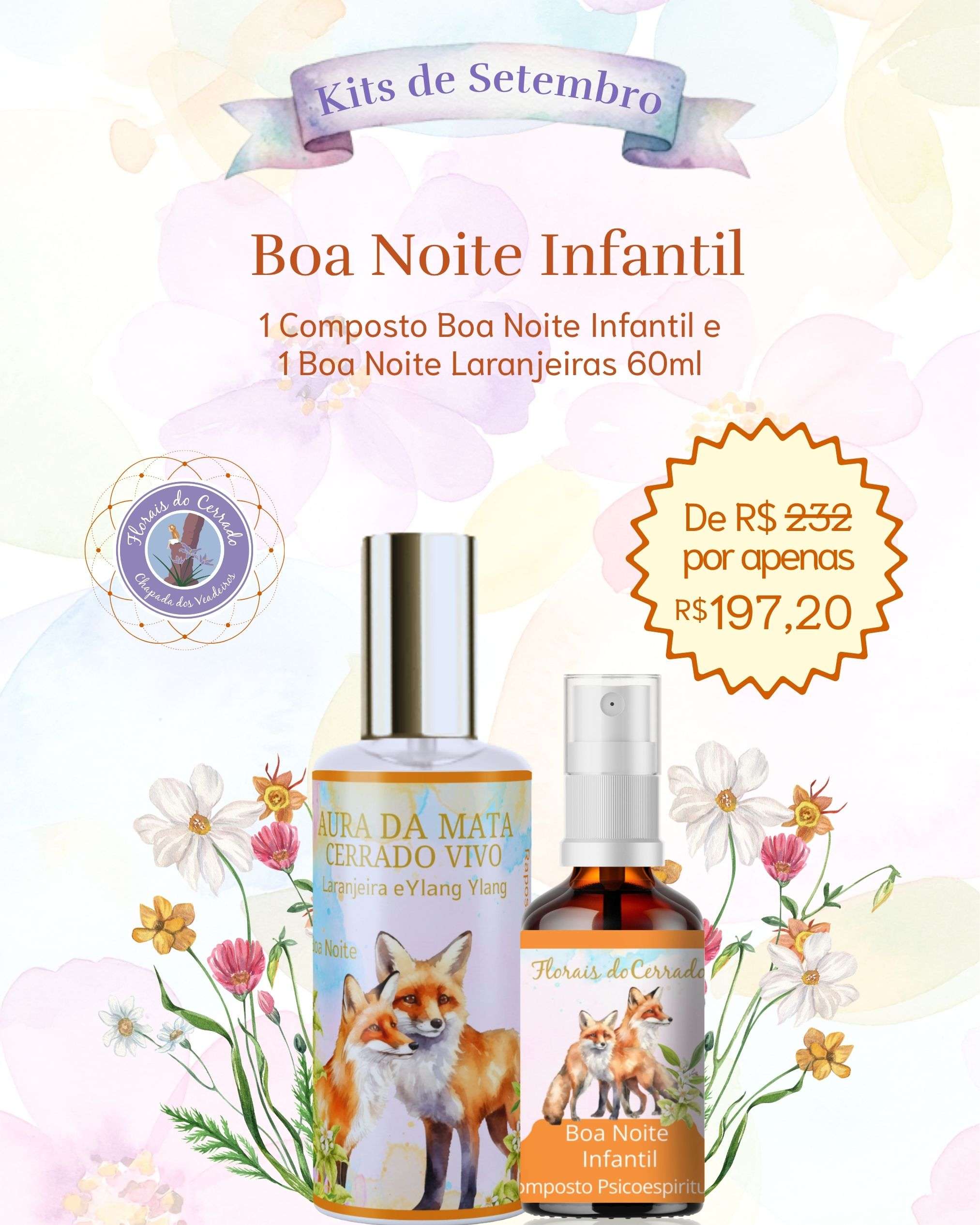 Kit especial Boa Noite Infantil